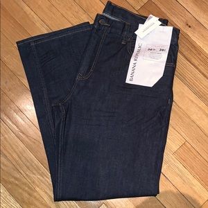 Banana Republic Dark blue denim jeans size 36W 30L